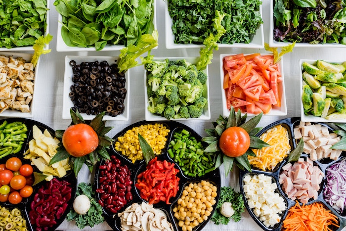 Colorful vegetables on a table