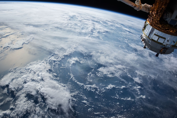 Satellite view of the earth
